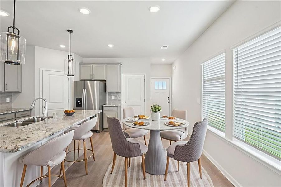Furnished interior view inside a new home in , Conyers (Image 12).
