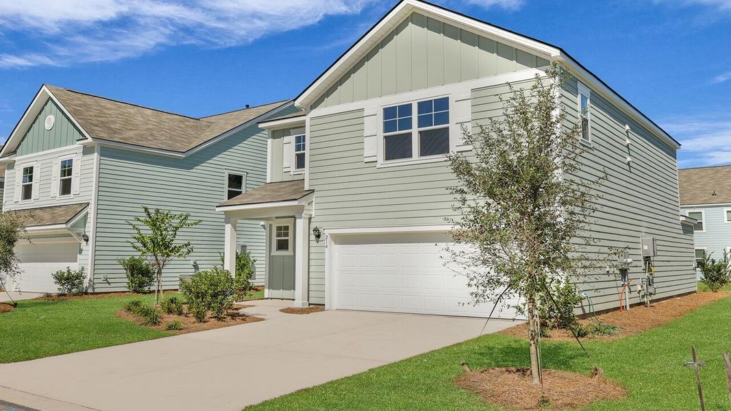 Front exterior of a new home in Founders Corner, Summerville, SC, highlighting curb appeal (Image 14).