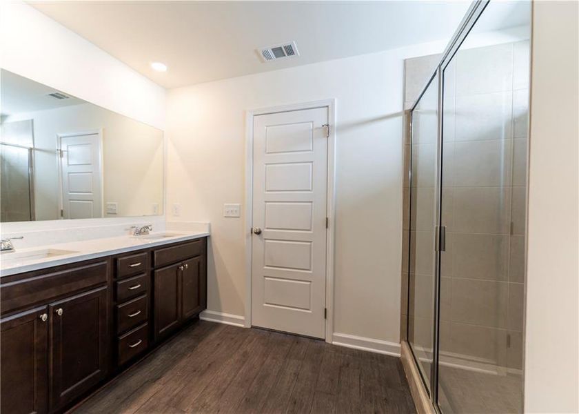 Furnished interior view inside a new home in , Dawsonville (Image 3).