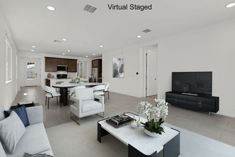 Furnished interior view inside a new home in Blackhawk, Tucson (Image 3).