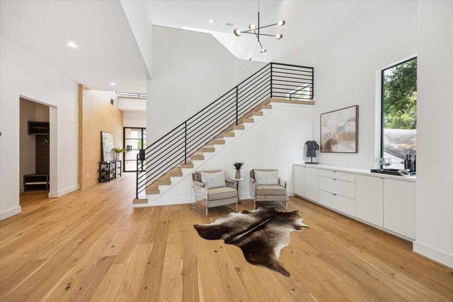Beautiful engineered wide plank European white oak floors
