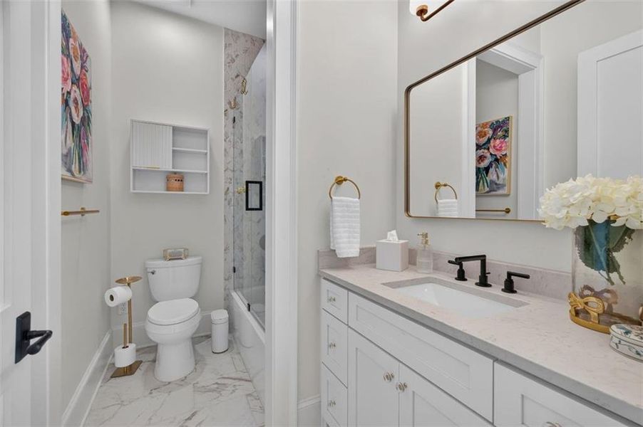 Furnished interior view inside a new home in , Alpharetta (Image 47).
