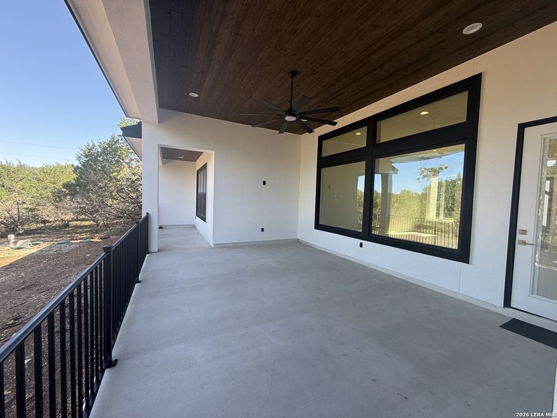 Exterior details and patio area of a home in , Spring Branch (Image 3).