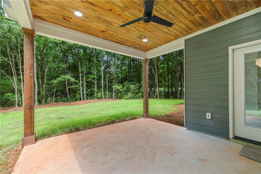 Exterior details and patio area of a home in , Nicholson (Image 32).