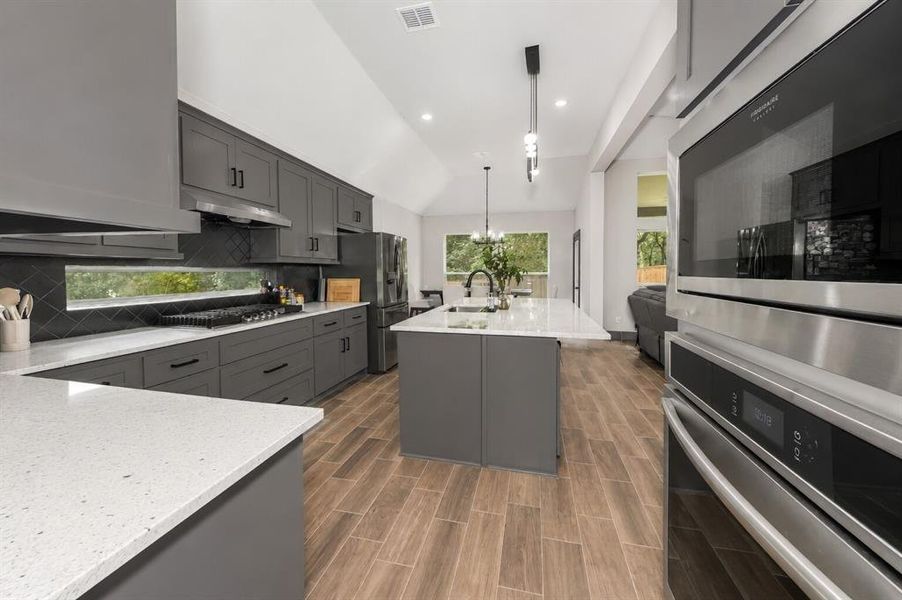 Furnished interior view inside a new home in , Little Elm (Image 10).