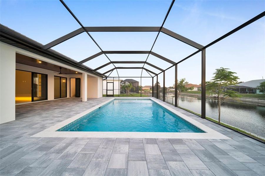 Exterior details and patio area of a home in , Cape Coral (Image 28).