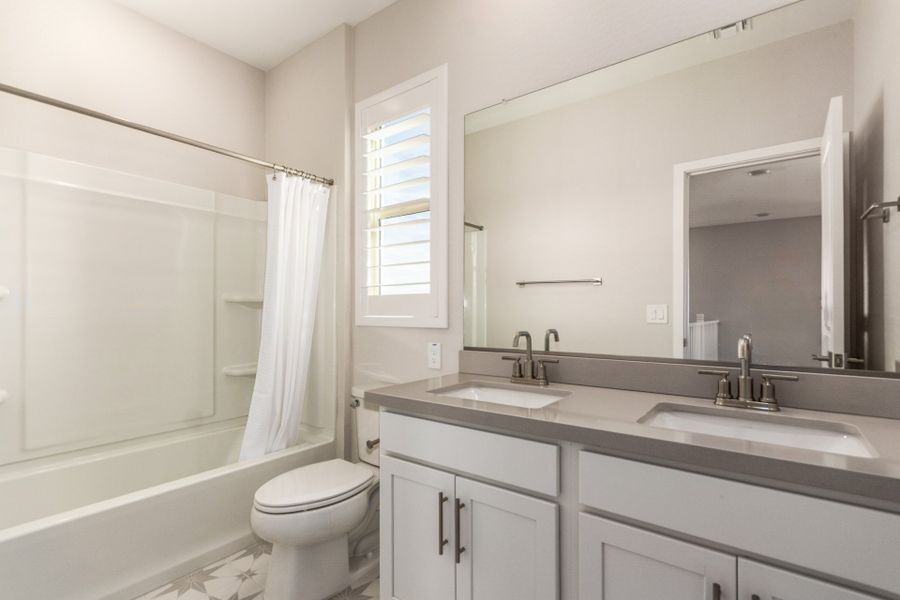 Furnished interior view inside a new home in Eastmark, Mesa (Image 8).