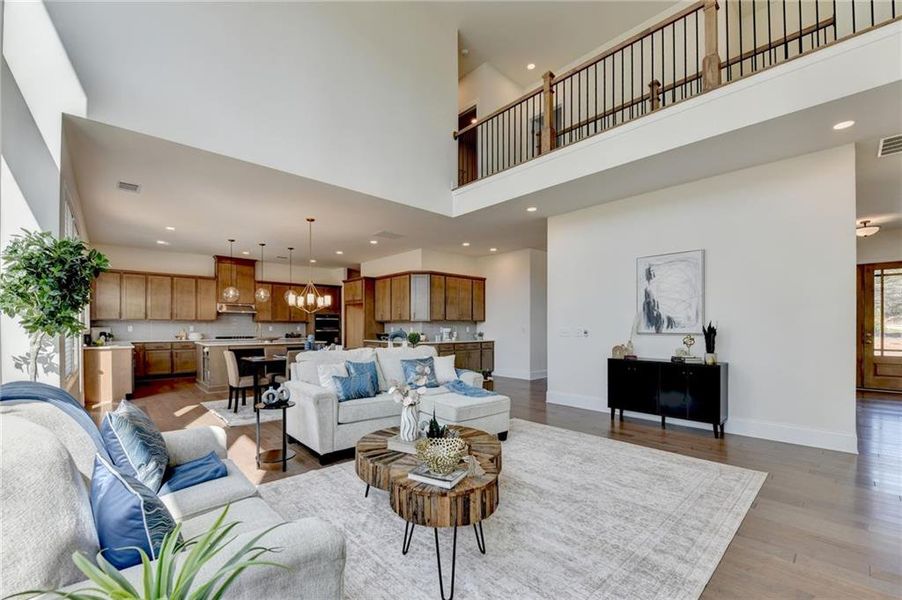 Furnished interior view inside a new home in , Cumming (Image 38).