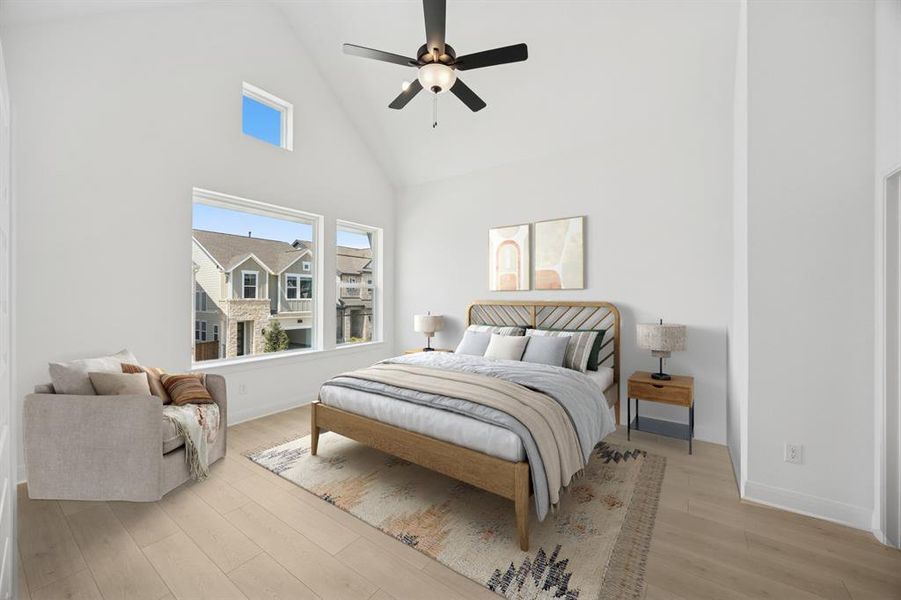 Furnished interior view inside a new home in Greenville Heights, Dallas (Image 9). Furnished interior view inside a new home in Greenville Heights, Dallas (Image 9).