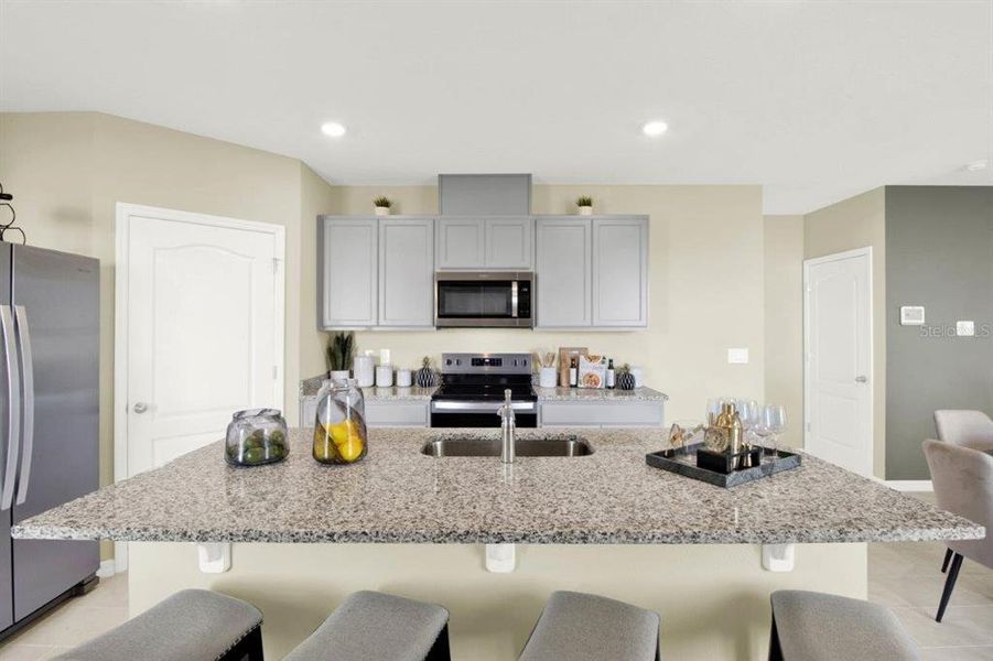 Furnished interior view inside a new home in Villamar, Winter Haven (Image 22).