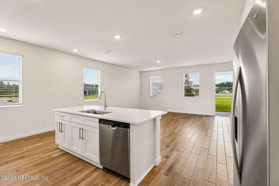 Furnished interior view inside a new home in Parkside at Shearwater, St. Augustine (Image 8).