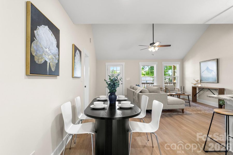 Furnished interior view inside a new home in , York (Image 15). Furnished interior view inside a new home in , York (Image 15).