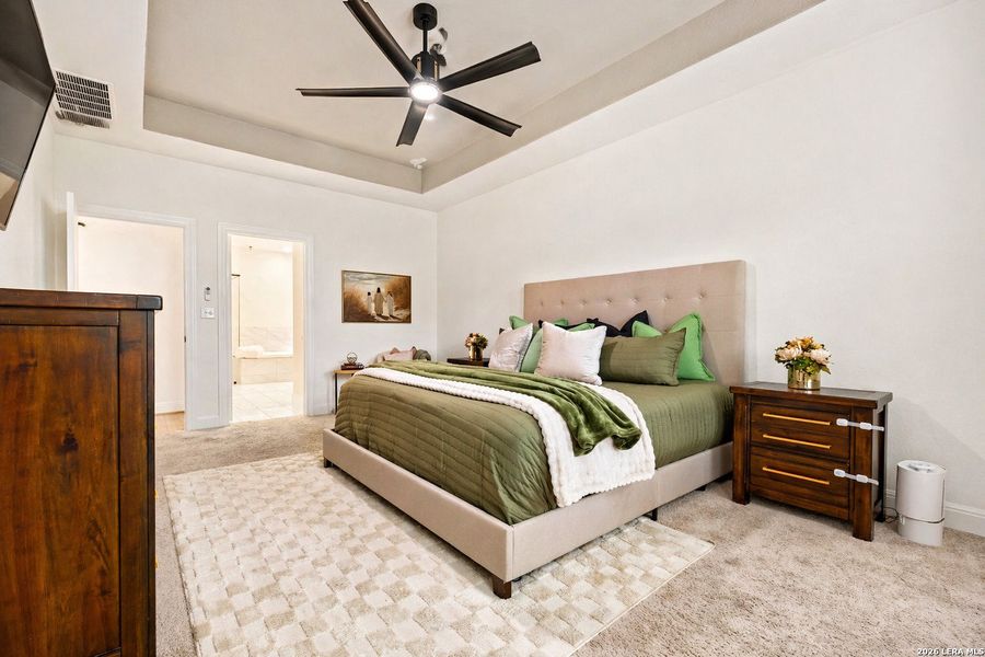 Furnished interior view inside a new home in Davis Ranch 50', San Antonio (Image 42).