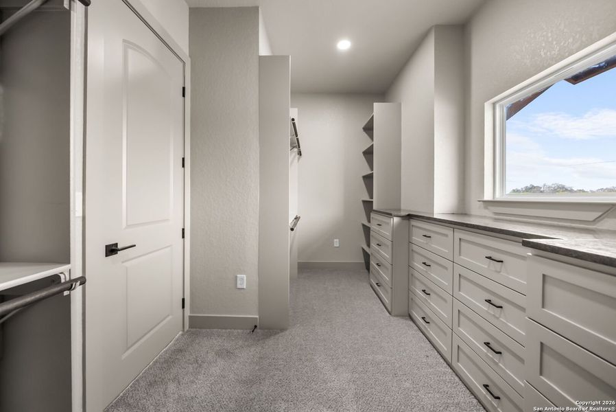 Furnished interior view inside a new home in , Adkins (Image 29).