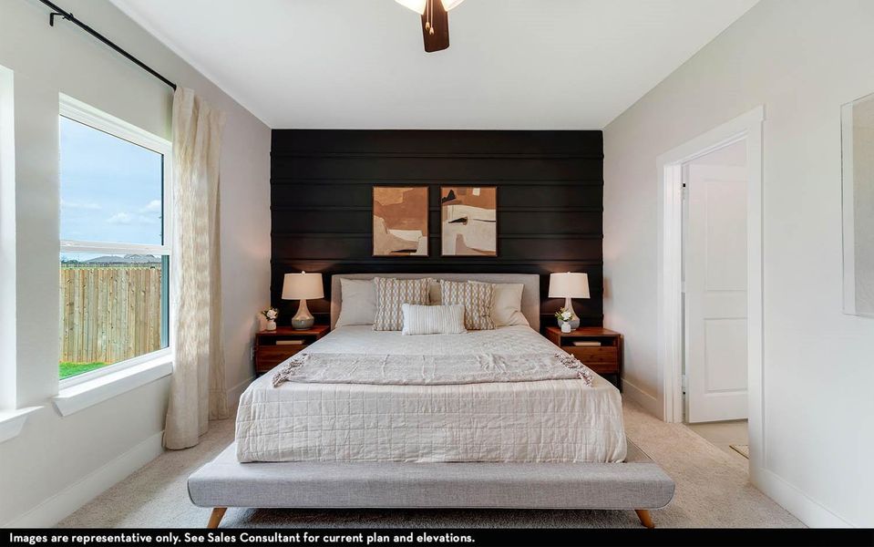 Furnished interior view inside a new home in Pecan Estates, Crosby (Image 14).