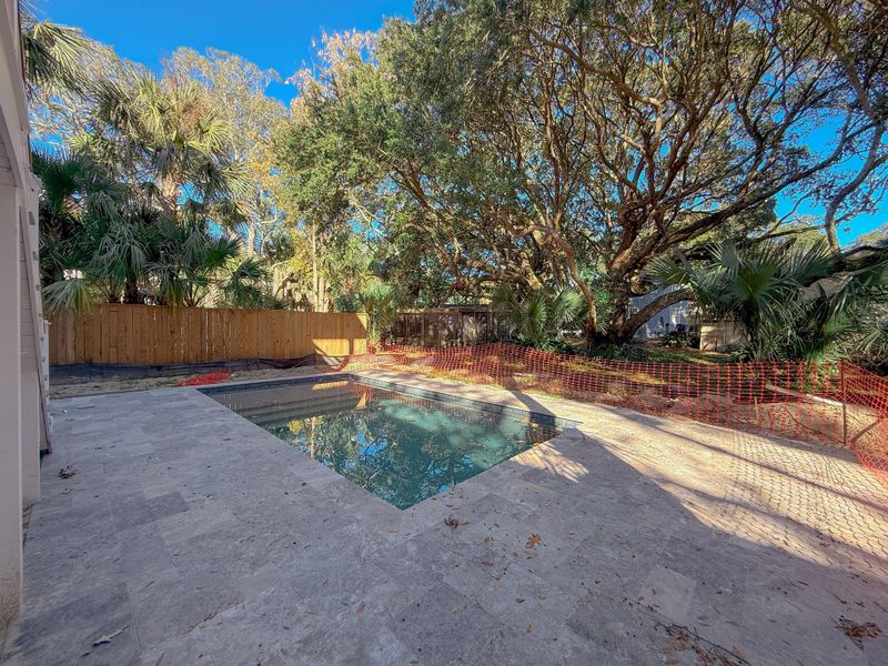 Exterior details and patio area of a home in , Isle Of Palms (Image 5).
