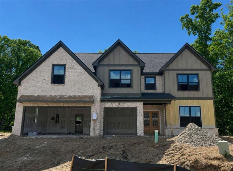 In-progress construction of a new home in , Buford, GA (Image 55).