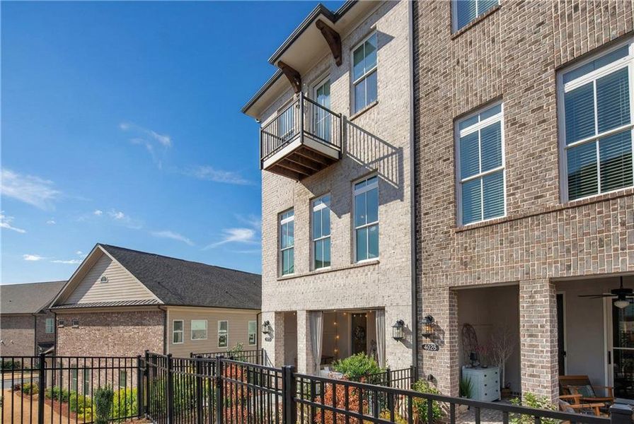 Exterior details and patio area of a home in , Peachtree Corners (Image 29).
