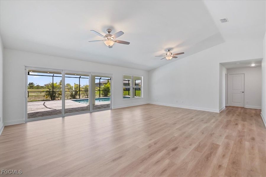 Spacious, unfurnished interior of a new home in Cape Coral, Cape Coral (Image 18). Spacious, unfurnished interior of a new home in Cape Coral, Cape Coral (Image 18).