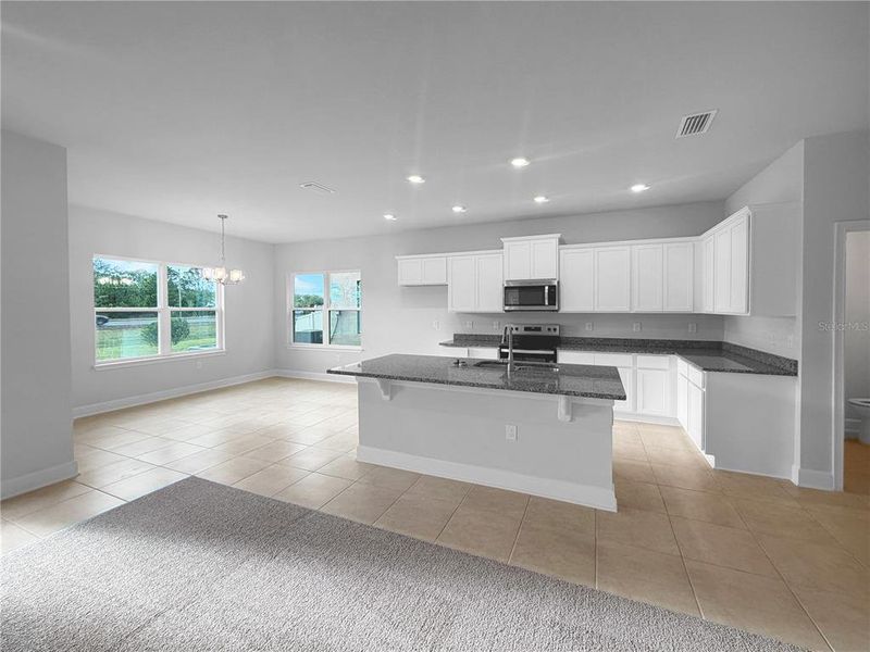 Furnished interior view inside a new home in Harmony Central, St. Cloud (Image 4).