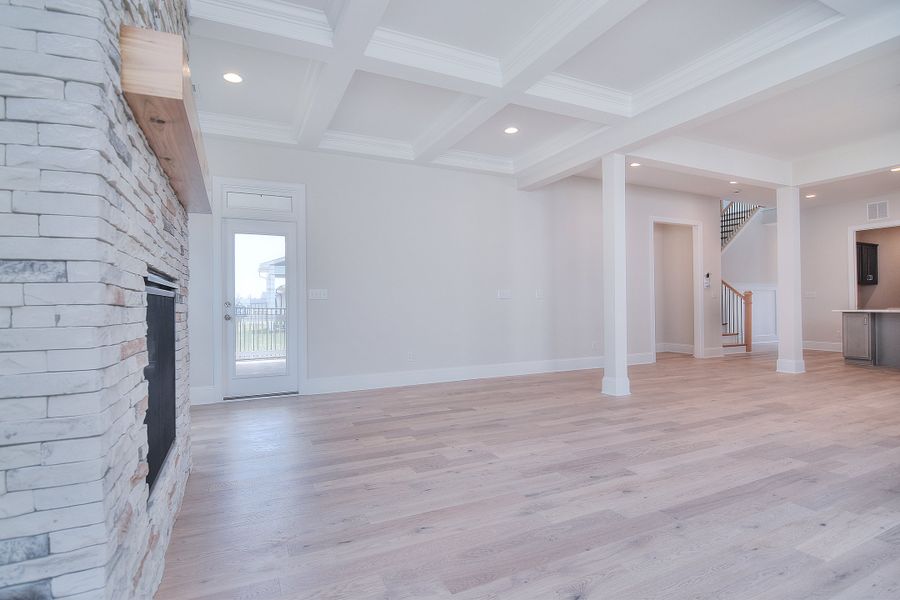 Representative unfurnished interior of a home built from the St Andrews by Greybrook Homes in Edmunds Farm, Clover (Image 40).