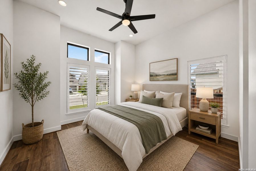 Furnished interior view inside a new home in Ladera, San Antonio (Image 8). Furnished interior view inside a new home in Ladera, San Antonio (Image 8).