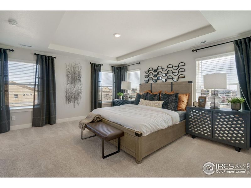 Furnished interior view inside a new home in Vantage, Berthoud (Image 11).