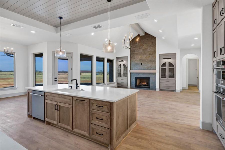 Furnished interior view inside a new home in , Tolar (Image 8).