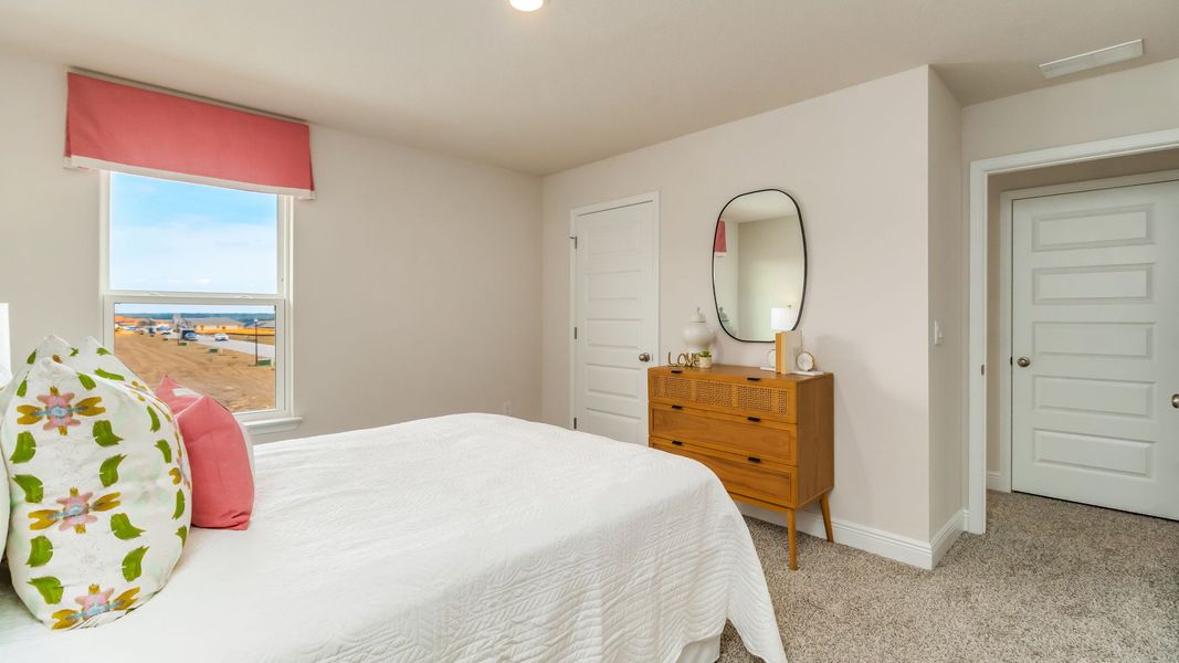 Furnished interior view inside a new home in Magnolia at the Bluffs Phase 3, Freeport (Image 28).