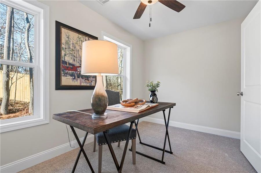 Furnished interior view inside a new home in , Gainesville (Image 41).