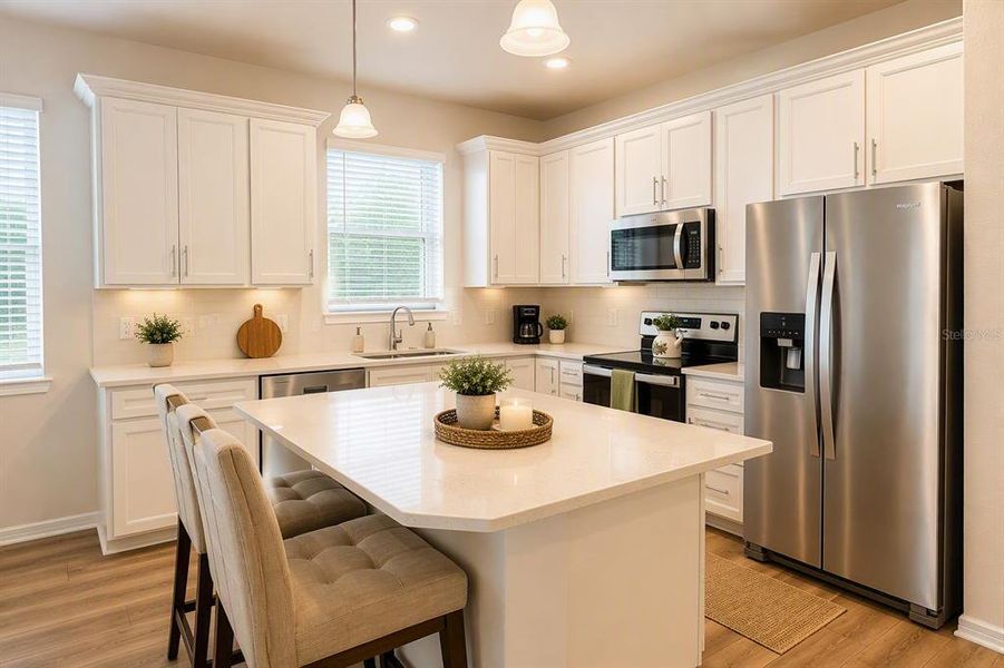 Furnished interior view inside a new home in , Kissimmee (Image 15).