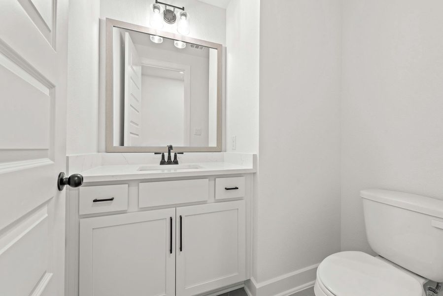 Furnished interior view inside a new home in Provence - 60', Austin (Image 4). Furnished interior view inside a new home in Provence - 60', Austin (Image 4).