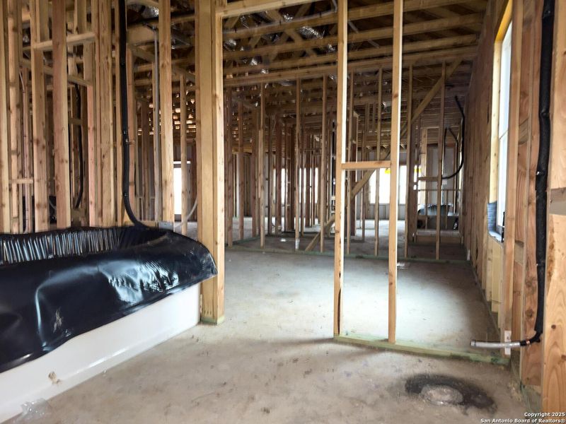 In-progress construction of a new home in Cordova Trails, Seguin, TX (Image 17).