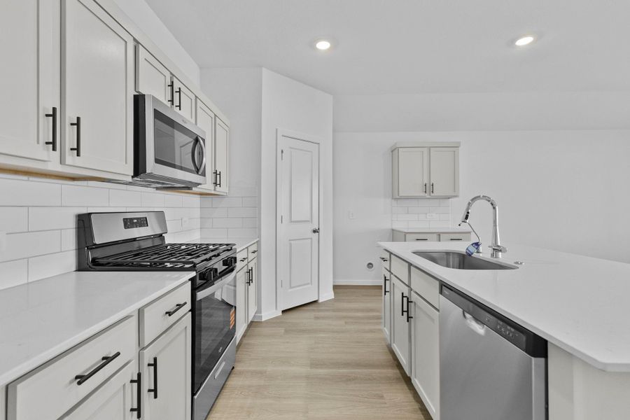Furnished interior view inside a new home in , Splendora (Image 9).