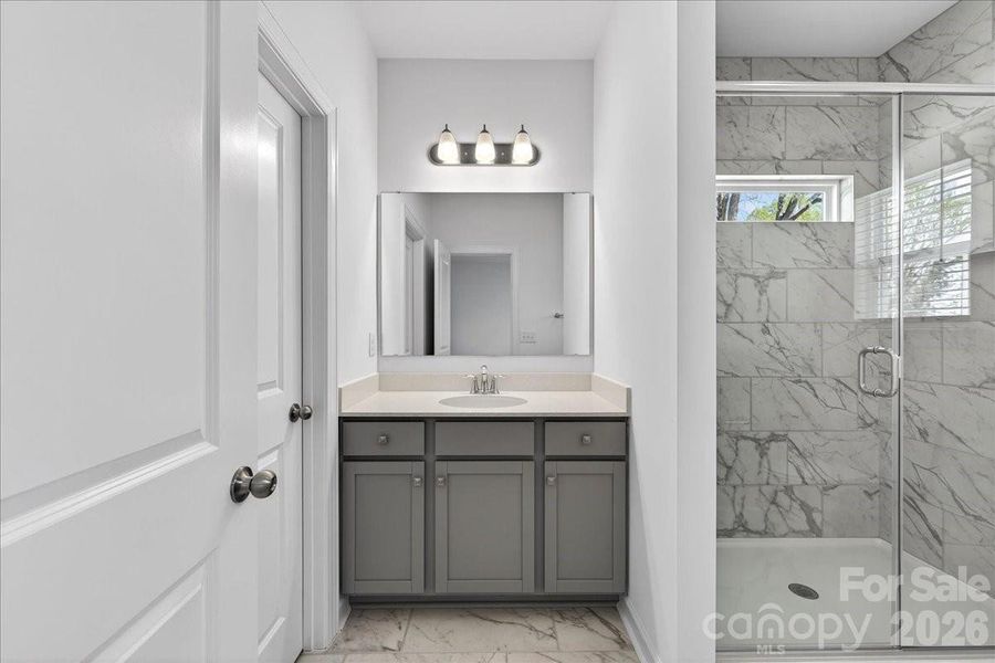 Furnished interior view inside a new home in , Charlotte (Image 17). Furnished interior view inside a new home in , Charlotte (Image 17).