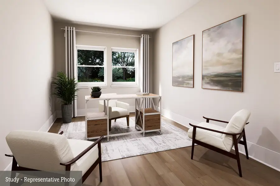 Representative furnished interior of a home built from the The Poppy by David Weekley Homes in Brookewater 45' Homesites, Rosenberg (Image 5). Representative furnished interior of a home built from the The Poppy by David Weekley Homes in Brookewater 45' Homesites, Rosenberg (Image 5).