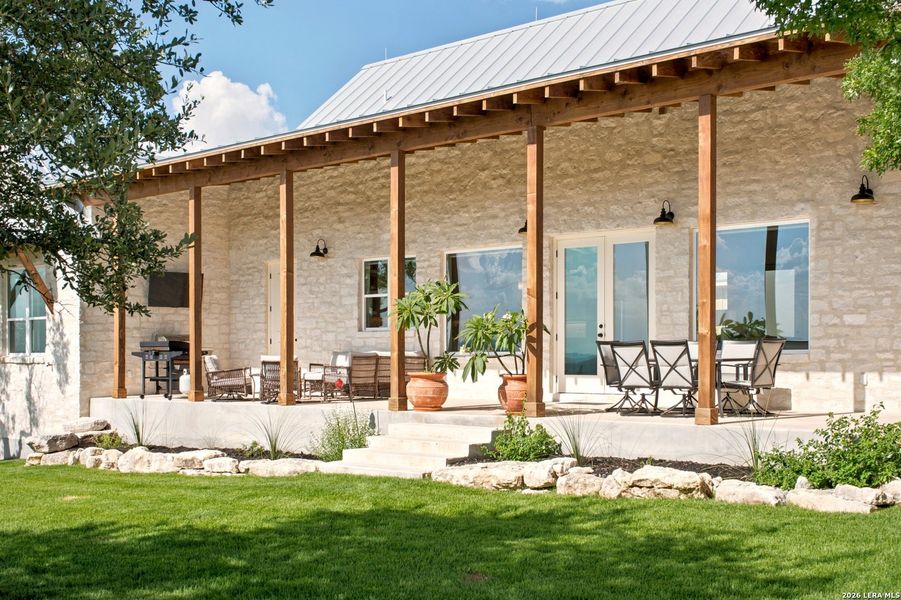 Exterior details and patio area of a home in , Boerne (Image 22). Exterior details and patio area of a home in , Boerne (Image 22).