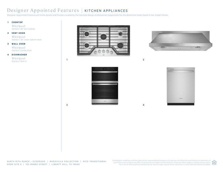 Sample of building materials used in homes in Santa Rita Ranch - Eldorado, Liberty Hill (Image 6).