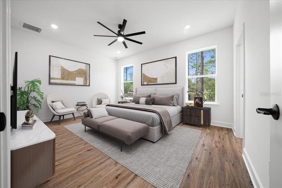 Furnished interior view inside a new home in , Brooksville (Image 8). Furnished interior view inside a new home in , Brooksville (Image 8).
