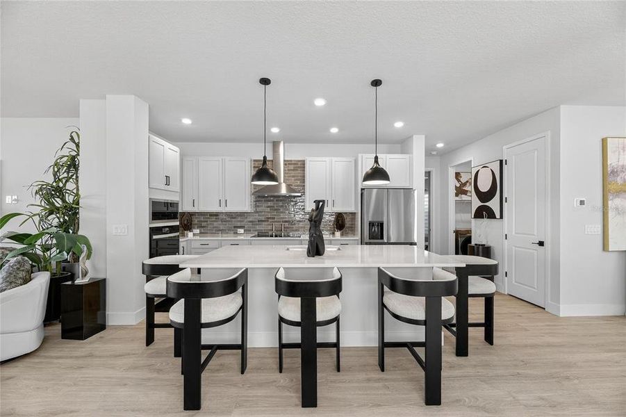 Furnished interior view inside a new home in The Peninsula at Rhodine Lake, Riverview (Image 24).