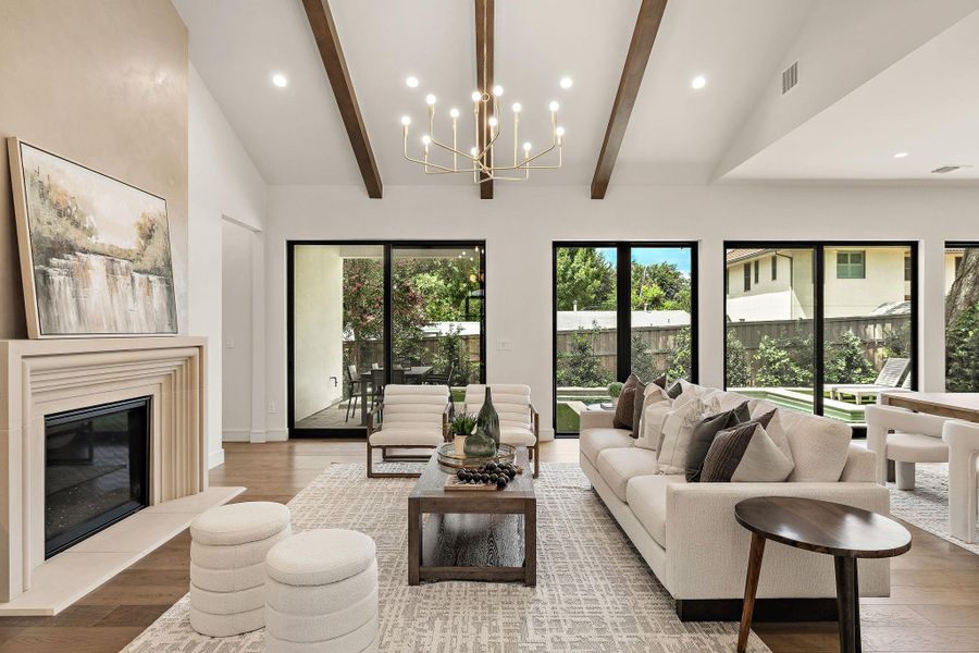 Furnished interior view inside a new home in , Austin (Image 5).