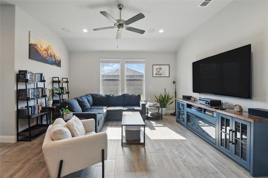 Furnished interior view inside a new home in , Denton (Image 30).