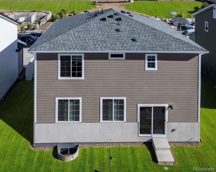 Exterior details and patio area of a home in , Aurora (Image 3). Exterior details and patio area of a home in , Aurora (Image 3).