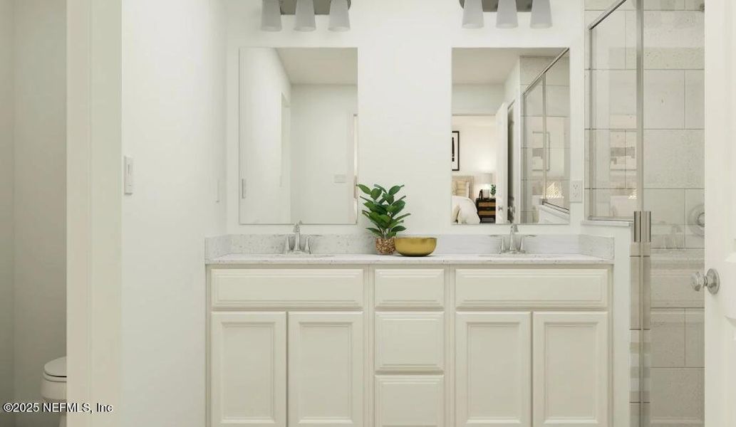 Furnished interior view inside a new home in Cove at Southwood, Jacksonville (Image 6).