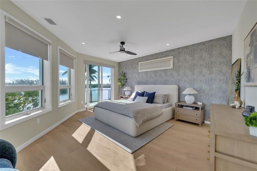 Furnished interior view inside a new home in , Sarasota (Image 28).