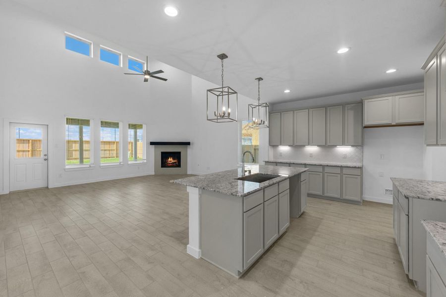 Furnished interior view inside a new home in Beacon Hill, Waller (Image 8).