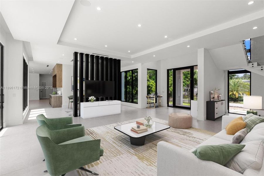 Furnished interior view inside a new home in , Palmetto Bay (Image 39). Furnished interior view inside a new home in , Palmetto Bay (Image 39).