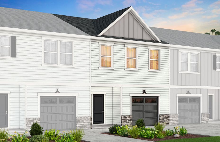 Representative exterior photo of a completed home built from the Adison by Pulte Homes in Mallard Park, Charlotte, NC (Image 13).
