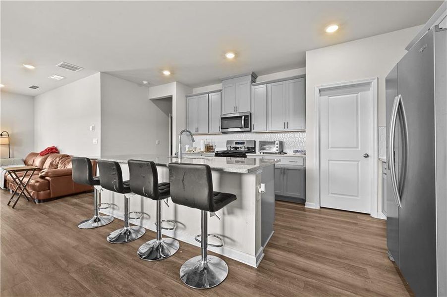 Furnished interior view inside a new home in Sweetwater Green - Royal Series, Lawrenceville (Image 9).
