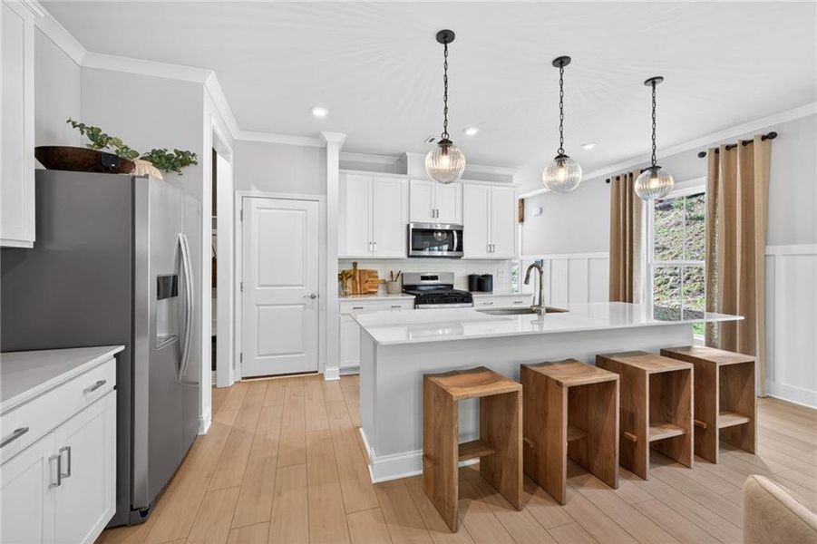 Furnished interior view inside a new home in Ansley Towns, Cumming (Image 35).